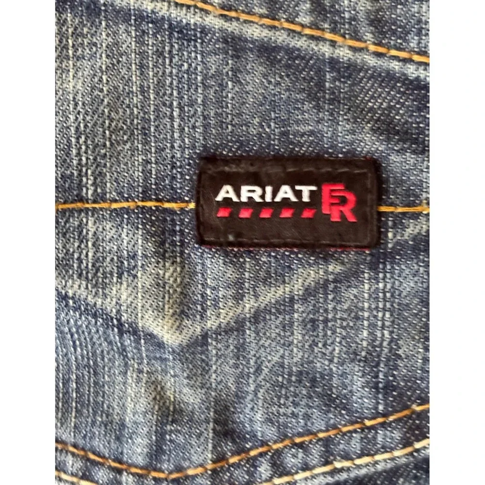 NWOT Ariat M4 Relaxed Boot Cut FR Jeans Mens 32x32 Blue Flame Resistant CAT 2